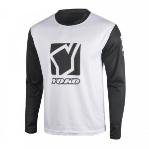 MX dres YOKO SCRAMBLE white / black M