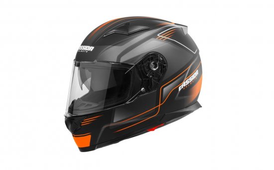 Integralna čelada CASSIDA APEX FUSION black matt/ orange/ white S