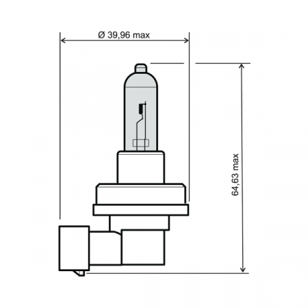 Lamp RMS 246510072 12V 35W, H8 moder